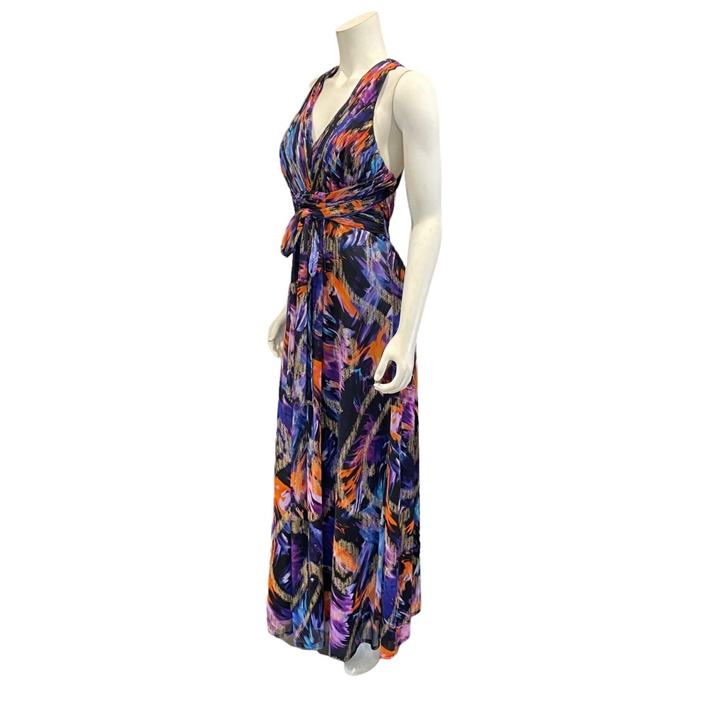 Oleg Cassini Halter Neck Maxi Dress - Picture 4 of 12